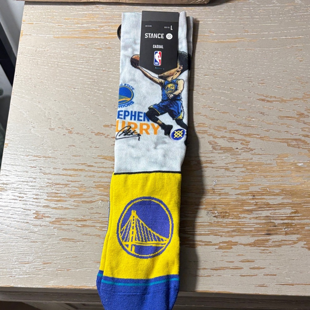 Stance Stephen Curry Graphic Socks - Yellow and Blue